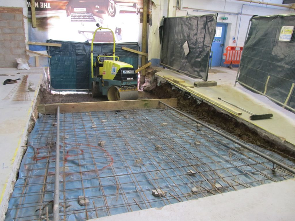 Forklift Access Ramp Building